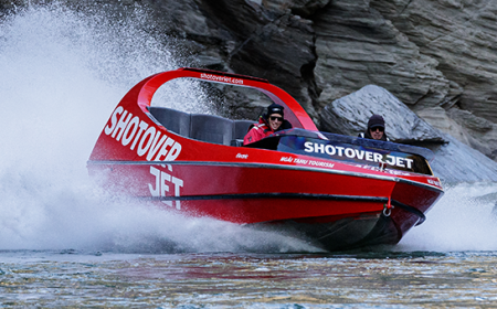 Shotover Jet Electric Prototype Cliff Baker technical manager + Nick Simpson head driver.jpg