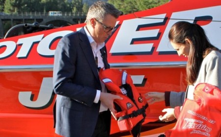 Shotover Jet with the Prime Minister